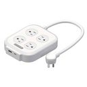 Regleta Unno Tekno PW5085WT PowerPod 4-en-1 USB PD Blanco