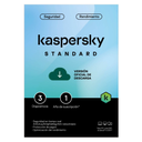 Licencia Kaspersky Standard 3 dispositivos 1 Año ***FISICA***
