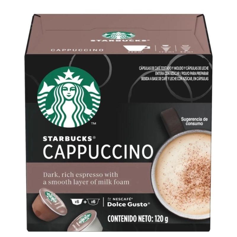 Cápsulas Starbucks Cappuccino para Nescafé Dolce Gusto