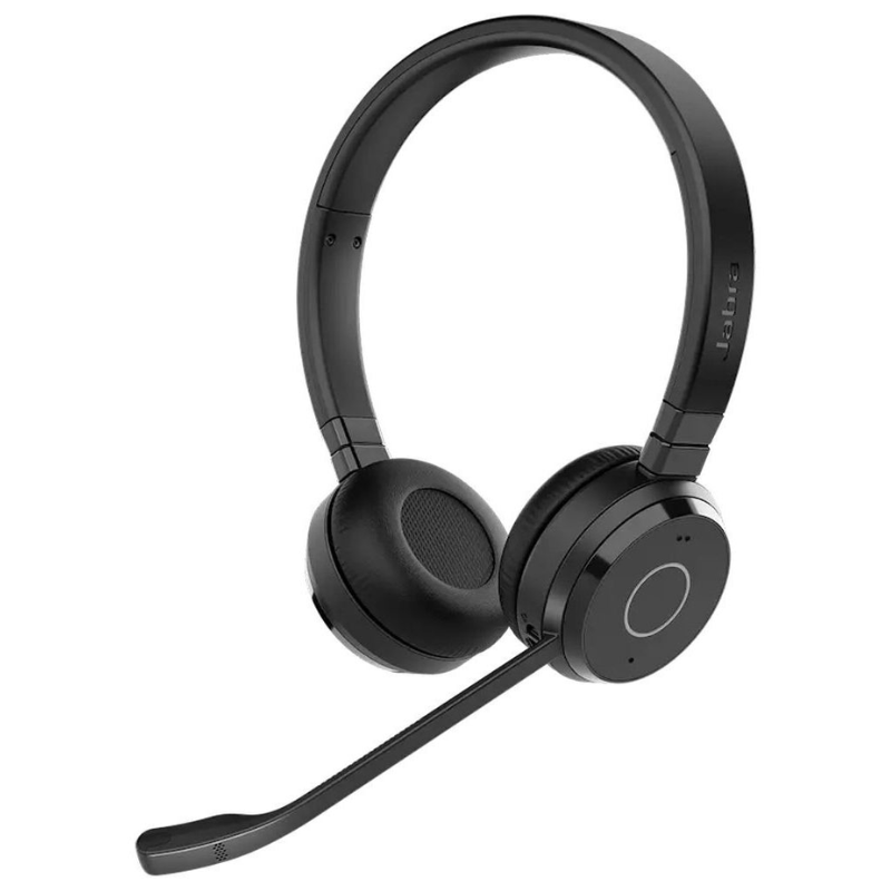 Audifonos tipo Headset Jabra Evolve 65 TE Bluetooth USB-C con Micrófono Negro