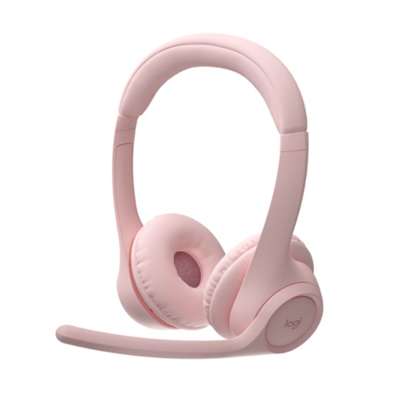 Audífonos Tipo Headset Logitech Zone 300 Inalámbricos con Micrófono Rosa