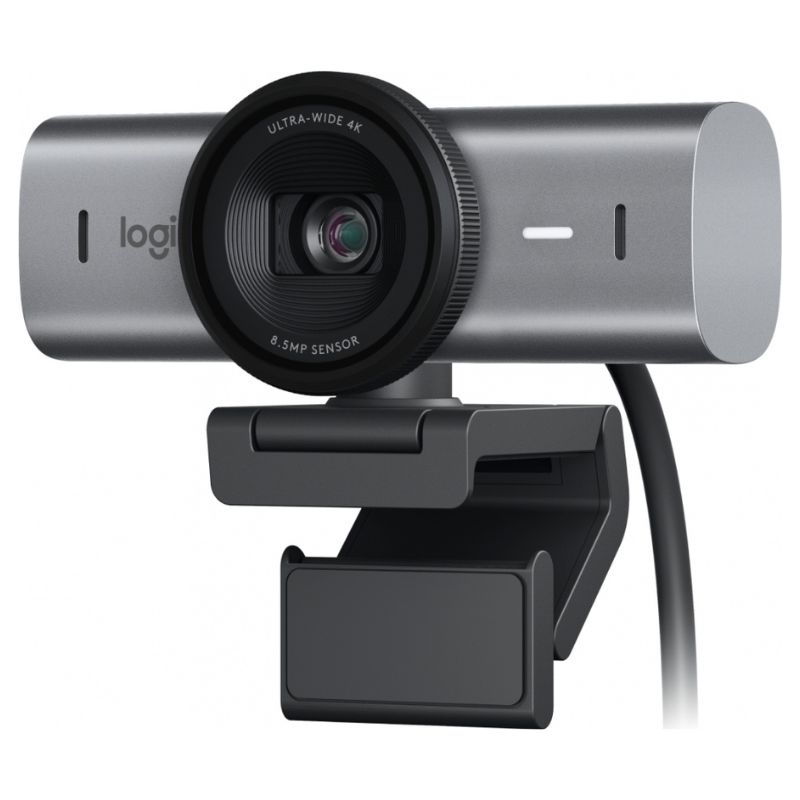Cámara Web Logitech MX Brio 4K Ultra HD Grafito