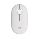 Mouse Inalámbrico Logitech Pebble 2 M350s Óptico 400-4000DPI Blanco