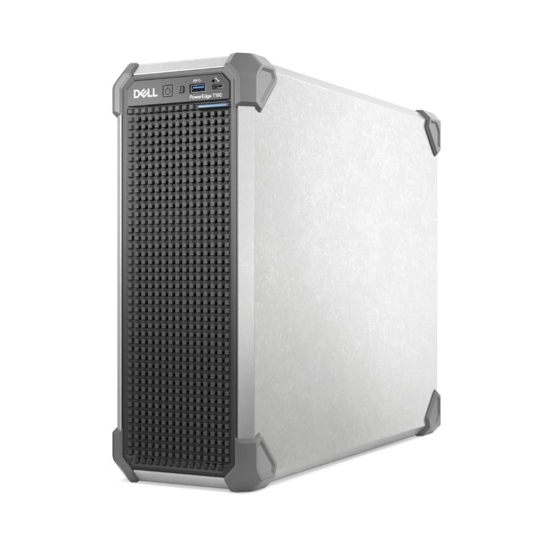 Servidor Dell PowerEdge T160 Intel Xeon 6333P 16GB RAM 2TB HDD PERC H355 IDRAC 9 Básico 300 Watts 1 año Garantía ProSupport NBD