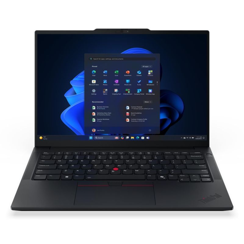 Laptop Lenovo ThinkPad E14 Gen 7 14" Intel Core Ultra 5 225H 16GB RAM 512GB SSD Intel Arc 130T W11 Pro Negro Teclado Español
