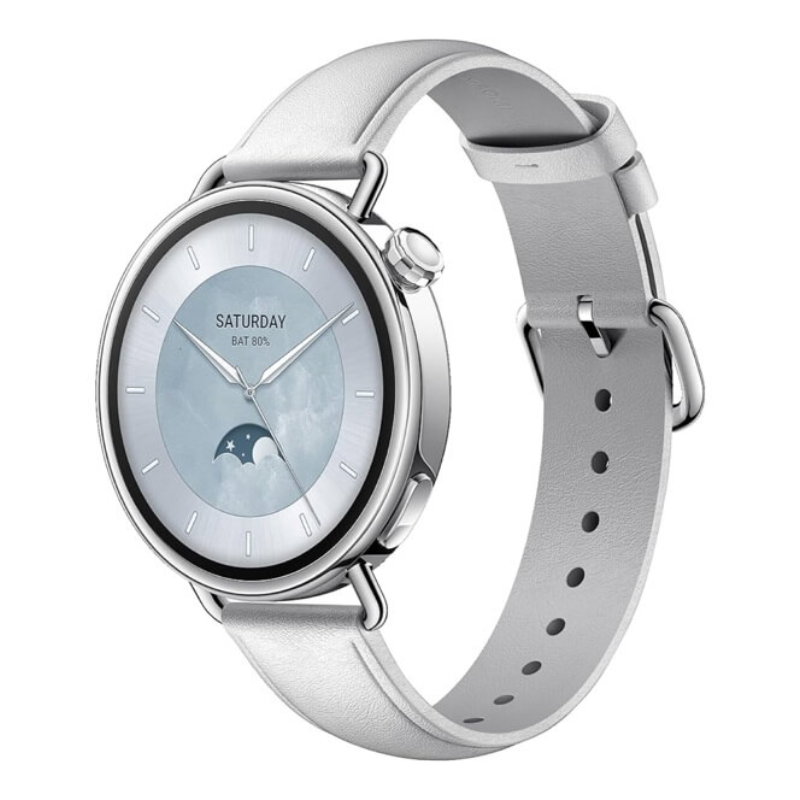 SmartWatch Xiaomi Watch S4 41mm Correa de Cuero Blanco
