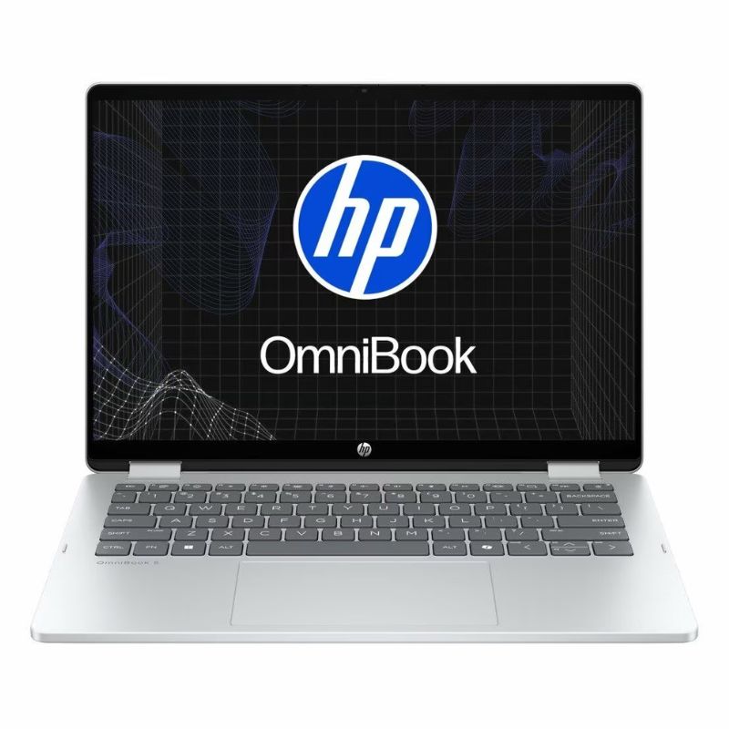 Laptop HP OmniBook 5 14-fp0054la 14" Touchscreen Intel Core i5-1334U 16GB RAM 512GB SSD Intel Iris X W11 Home Plateada Teclado Español