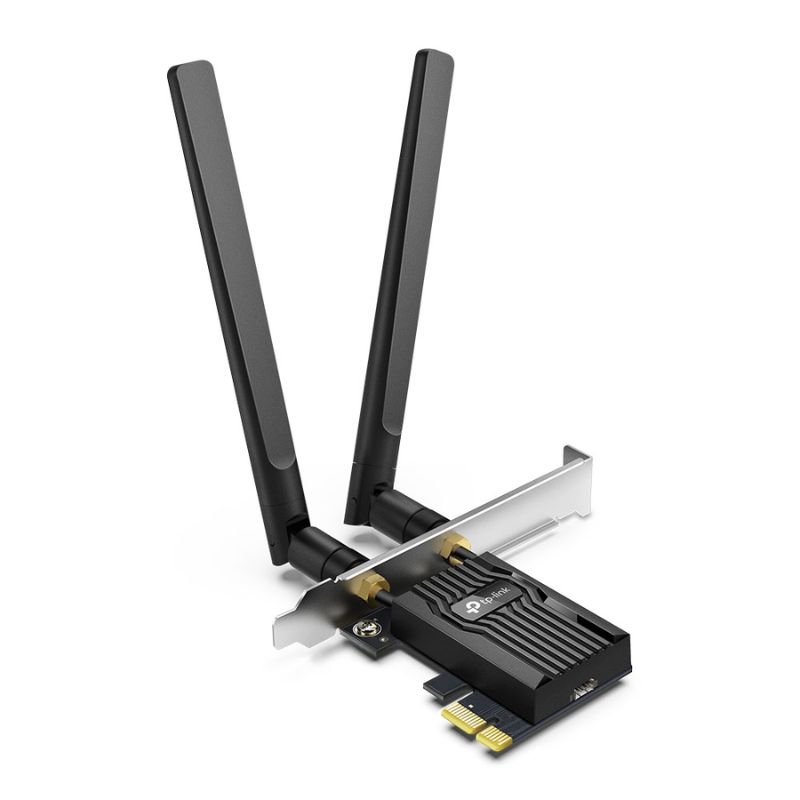 Tarjeta de Red PCIe Wi-Fi Tp-Link Archer TX55E AX3000 Doble Banda 574-2402 Mbps