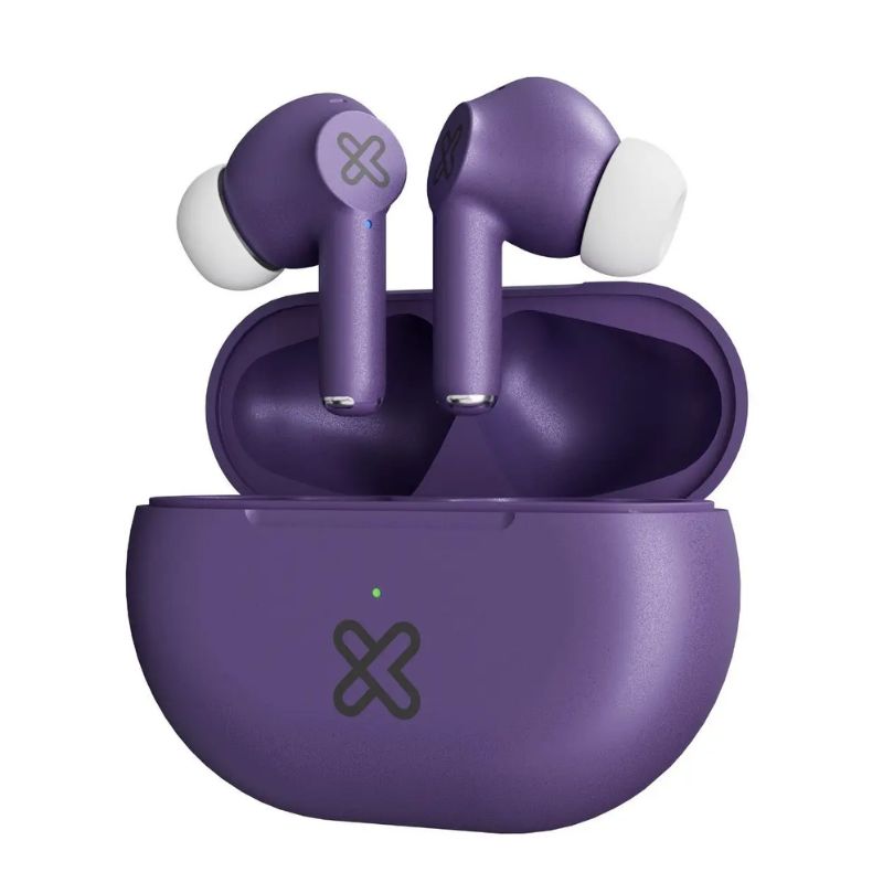 Audífonos In-Ear Klip Xtreme Buds-Fi Bluetooth con Micrófono (ENC) Purpura