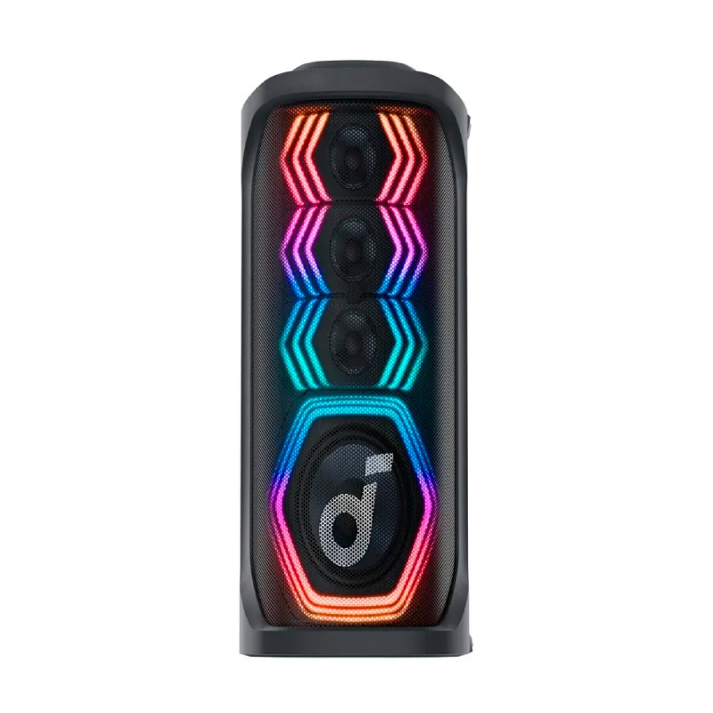 Bocina portátil Anker Soundcore Rave 3 160W Bluetooth con Micrófono Negro