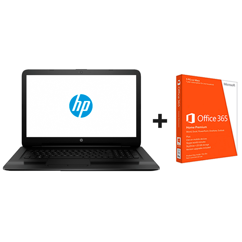 Kit de Laptop HP 14-AN025LA AMD A8 - AMD Quad-Core A8-7410 - 8GB - HDD 1TB - W10  -14" + Office 365 Hogar 1 Año