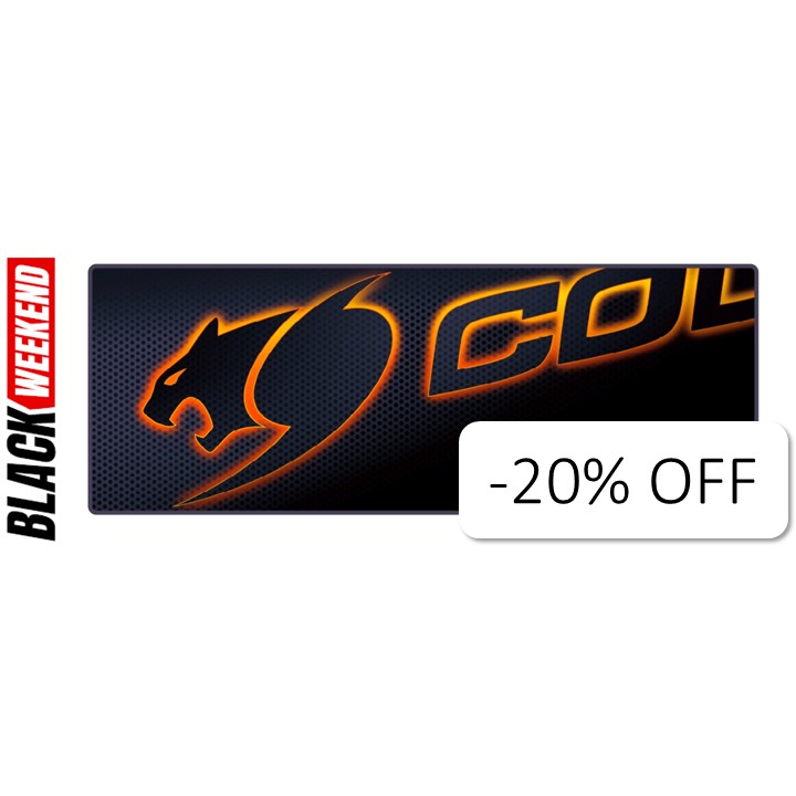 Mousepad Gaming Cougar Arena Black Extra Largo