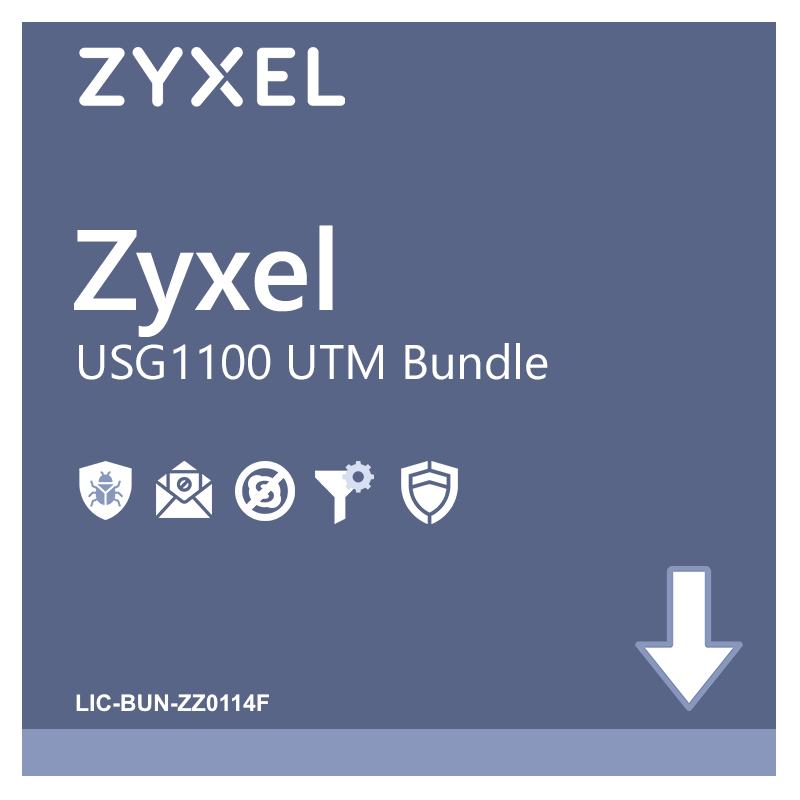 Licencia por 1 año para Zyxel USG1100 UTM Bundle