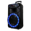 Bocina Dolphin SP-1500RBT Party Speaker 15" Bluetooth 3100W Negro