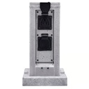 Tomacorriente Inteligente Tipo Roca VTA+ 2 Tomas Smart Home Wi-Fi para Exteriores