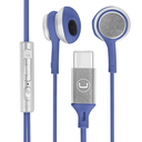 Audífonos Unno Tekno HS7005BL USB-C In-Ear Ultra Azul