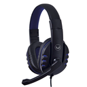 Audífonos Tipo Headset Unno Tekno HS7214BL USB  Ace14 con Micrófono Negro-Azul