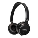 Audífonos Tipo Headset Unno Tekno HS7308BK 3.5mm  Sonic Negro