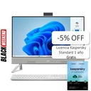 Computadora AIO Dell Inspiron 5352 24" Core 5 120U 16GB RAM 512GB SSD W11 Home Teclado Ingles