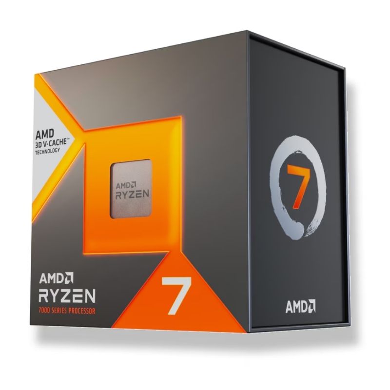 CPU AMD Ryzen7 7800X3D (Socket AM5) Procesador AMD Ryzen 7 7800X3D 4.2GHz Socket AM5 | Imeqmo.com