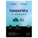 Licencia Kaspersky Standard 1 dispositivo 1 Año ***FISICA***