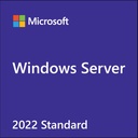 Licencia de Microsoft Windows Server 2022 Standard 16 Cores OEI en Ingles ***FISICA***