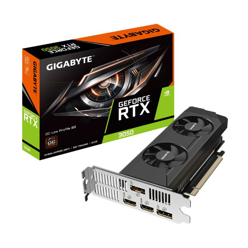 Tarjeta de Video Gigabyte GeForce RTX 3050 OC Low Profile 6GB