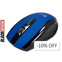 Mouse Inalámbrico Klip Xtreme Klever 3D Óptico 1600DPI Azul